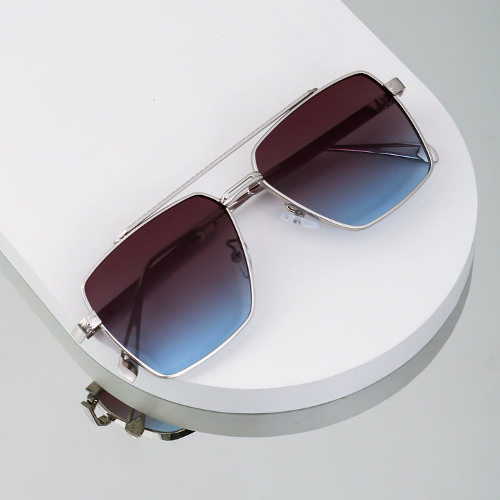 Women's oversized sunglasses with elegant metal frame Kalsten