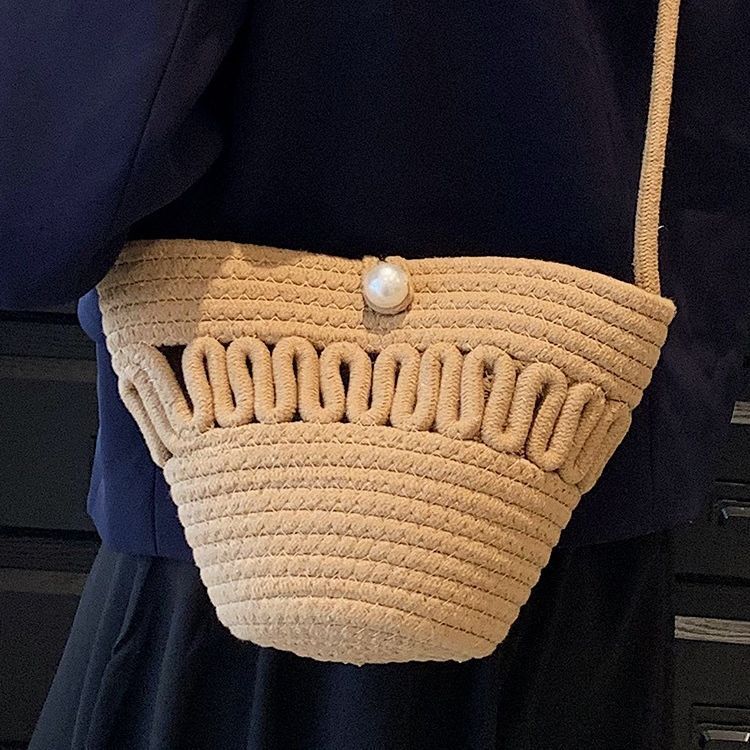 Women’s Fashion Basket Bag with Unique Structure Kalsten