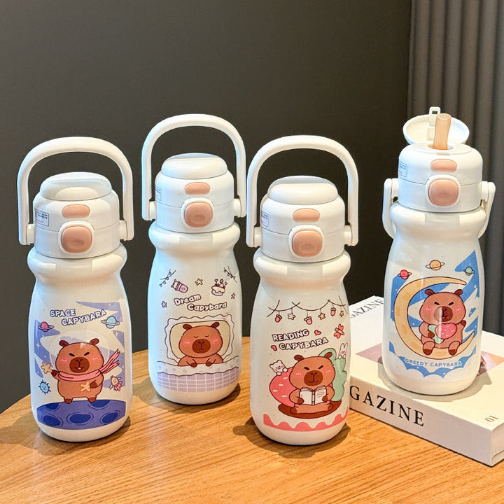 Women's insulated drinking bottle in playful animal design Kalsten