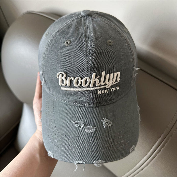 Men's Distressed Brooklyn Baseball Cap Kalsten