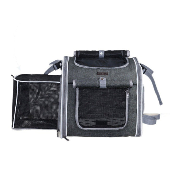 ventilated bike front pet carrier backpack with reinforced frame Kalsten