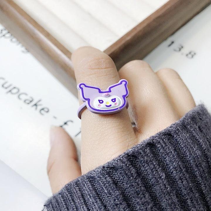 Playful ring with cheerful cartoon motif Kalsten