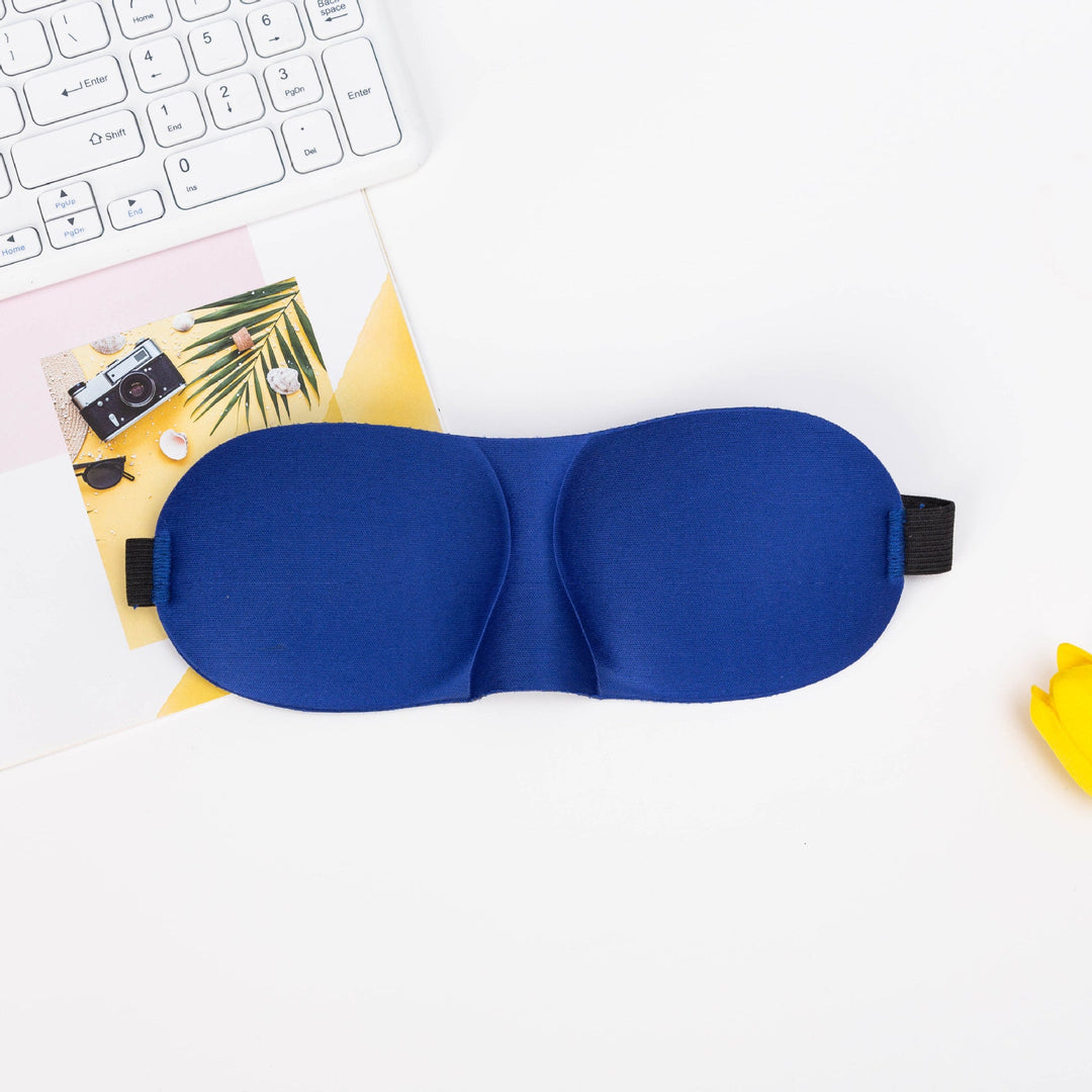 Unisex nan light-blocking travel mask with thermoformable nylon cover and wide comfort band Kalsten