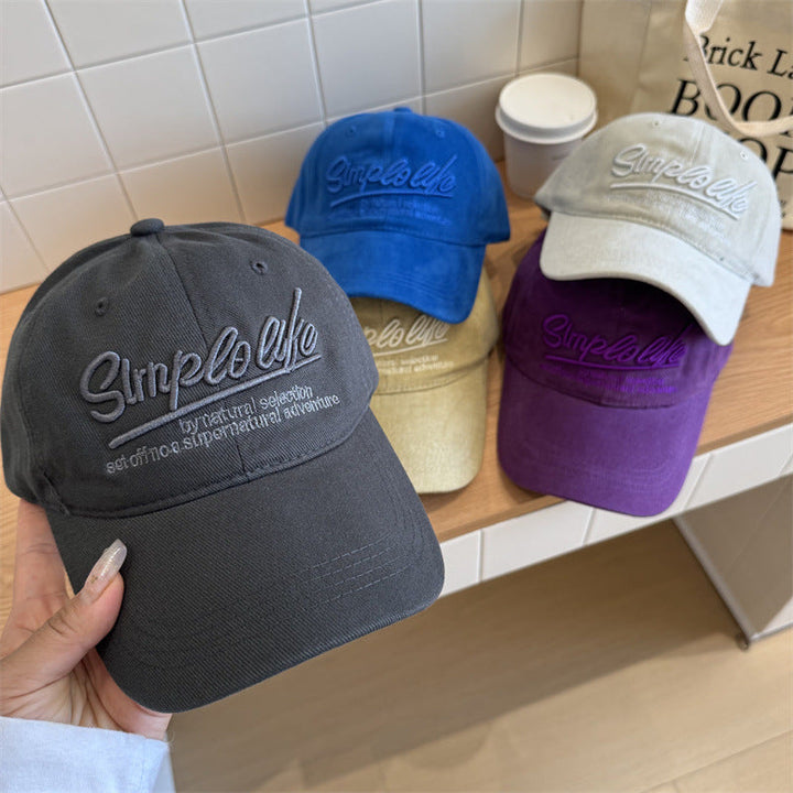 Women's Casual Soft Fabric Adjustable Baseball Cap Kalsten