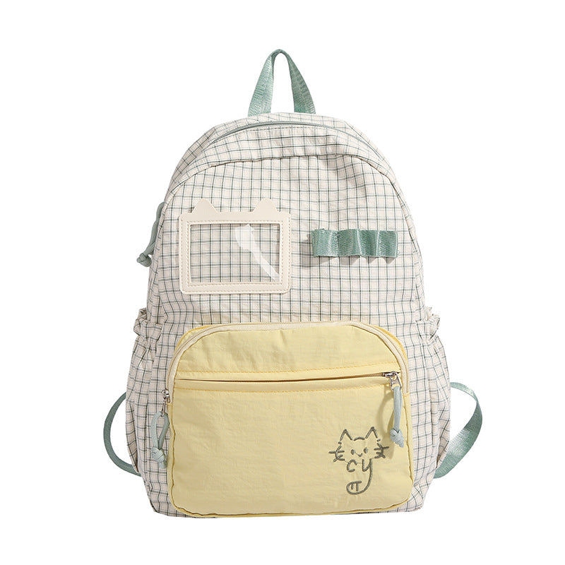 Cute Illustrated Cat Design Backpack Kalsten