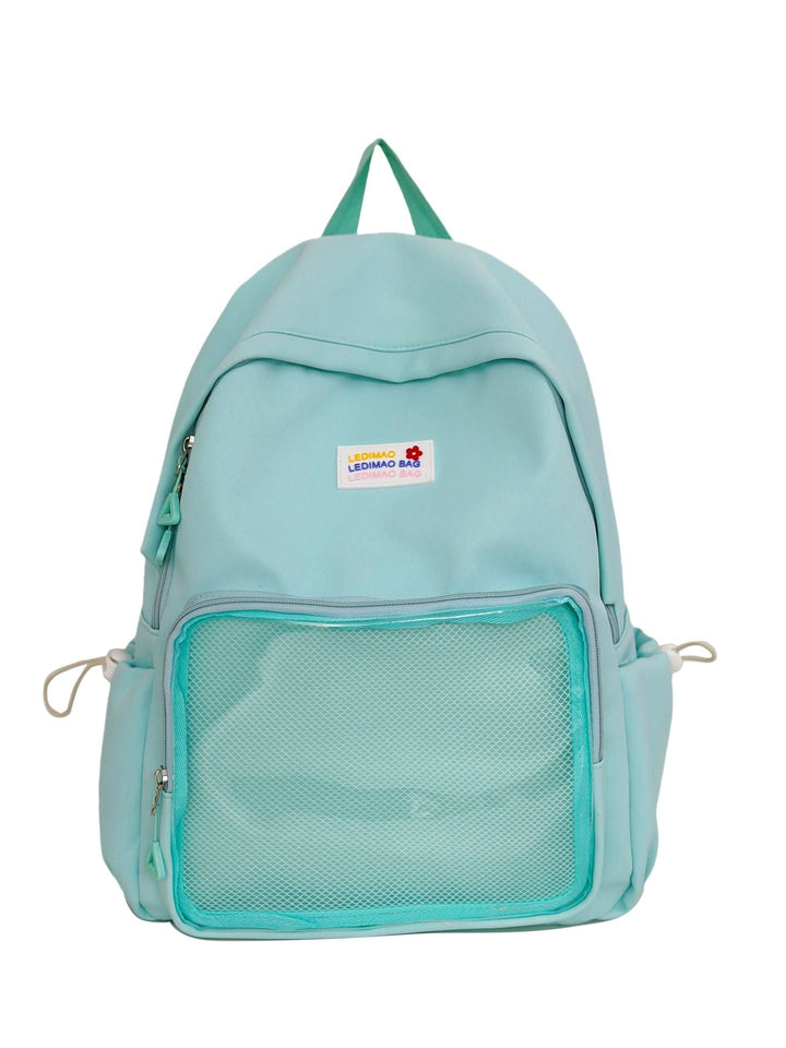 Multi-Functional Transparent Panel School Backpack
