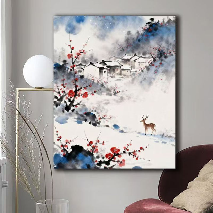 Nature Scene Watercolor Canvas Art Kalsten