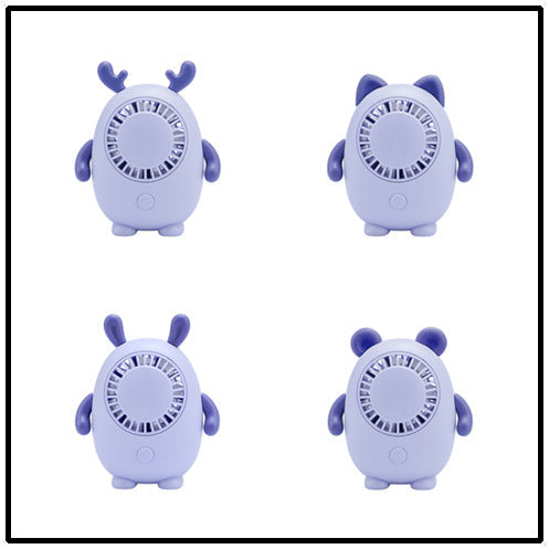 Unisex Portable Hand Fan in Cute Animal Design Kalsten