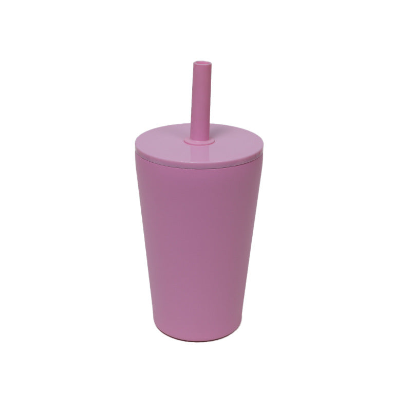 Unisex stylish to-go drinking cup with integrated straw Kalsten