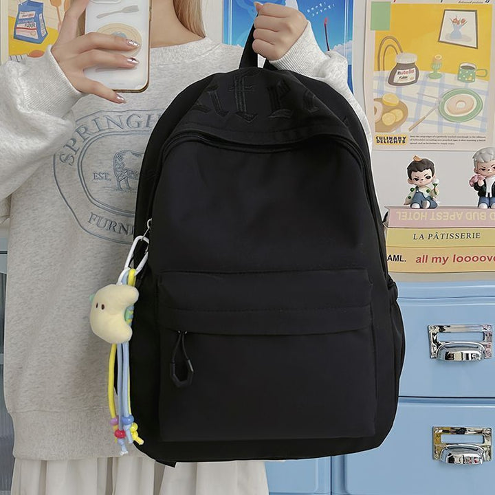 Fashionable backpack with removable charms Kalsten