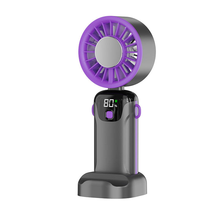 Women's portable battery fan with digital display Kalsten