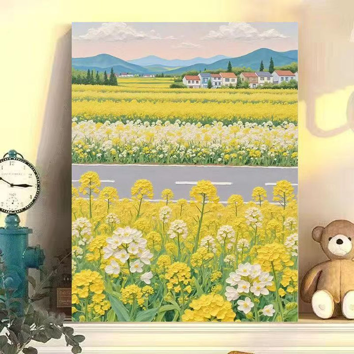 Landscape Floral Canvas Art Print Kalsten
