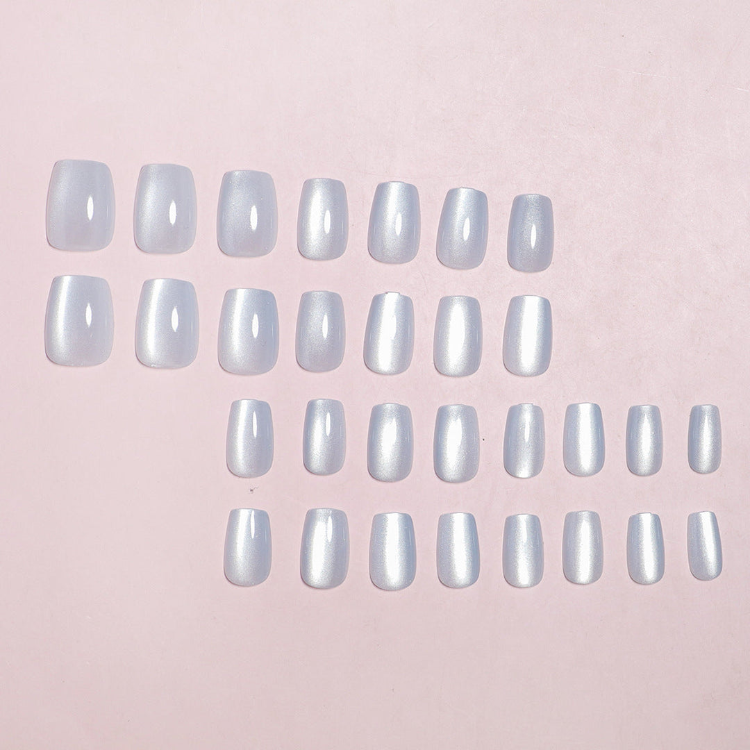 Glossy Reflective Press-On Nails Kalsten