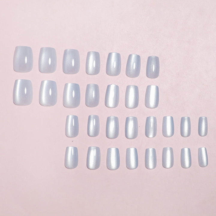 Glossy Reflective Press-On Nails Kalsten