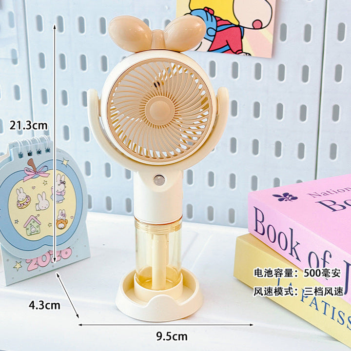 Ladies Portable Mini Fan with Water Mist Kalsten