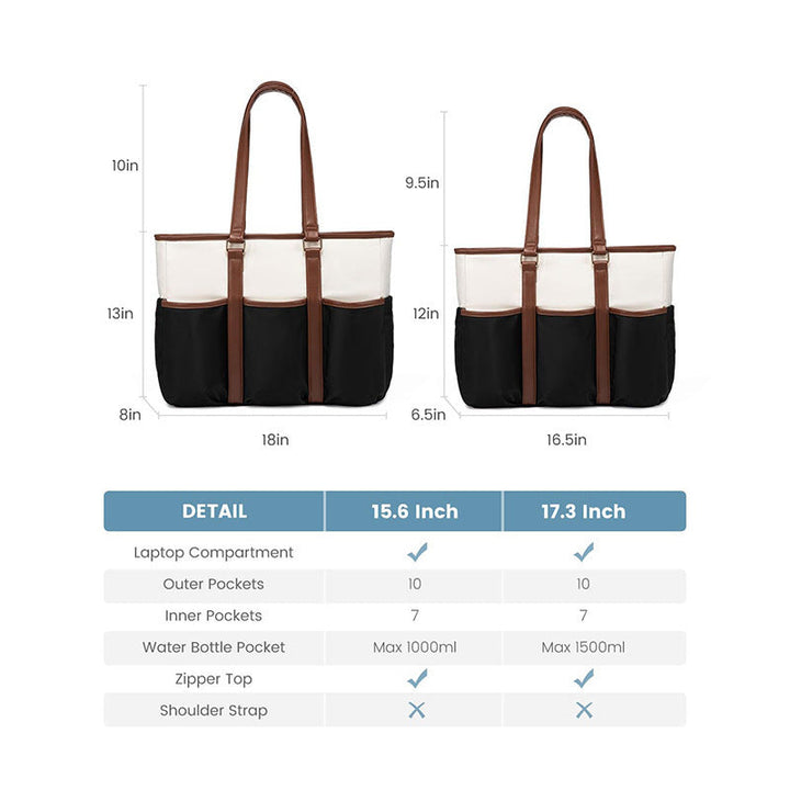 Spacious everyday tote bag with practical outer pockets Kalsten
