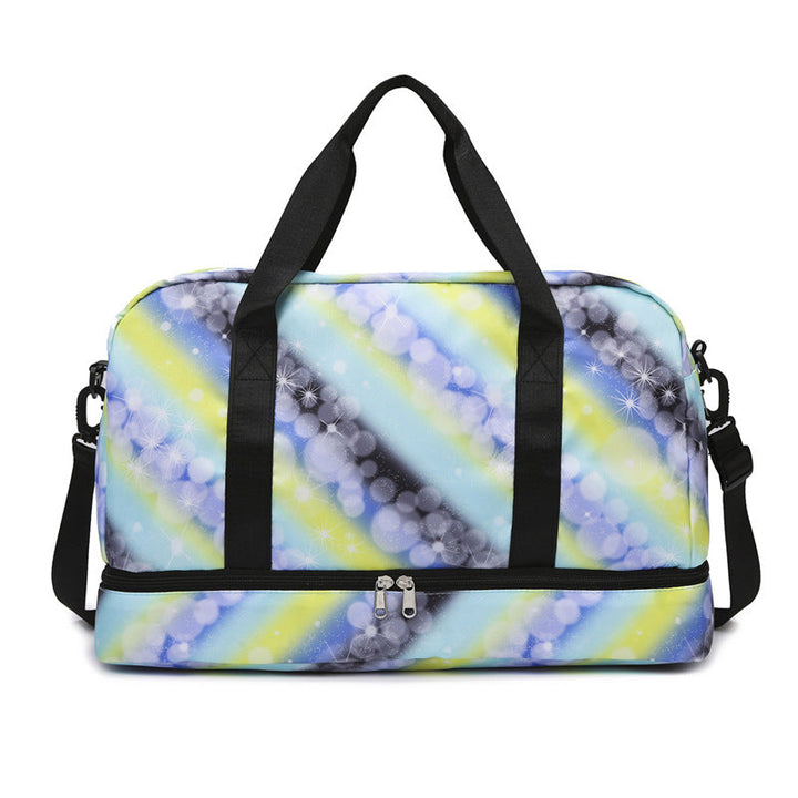 Leisure travel bag with colorful design and multiple compartments Kalsten