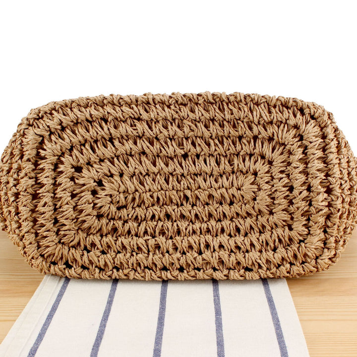 Braided shoulder bag with fashionable scarf detail Kalsten