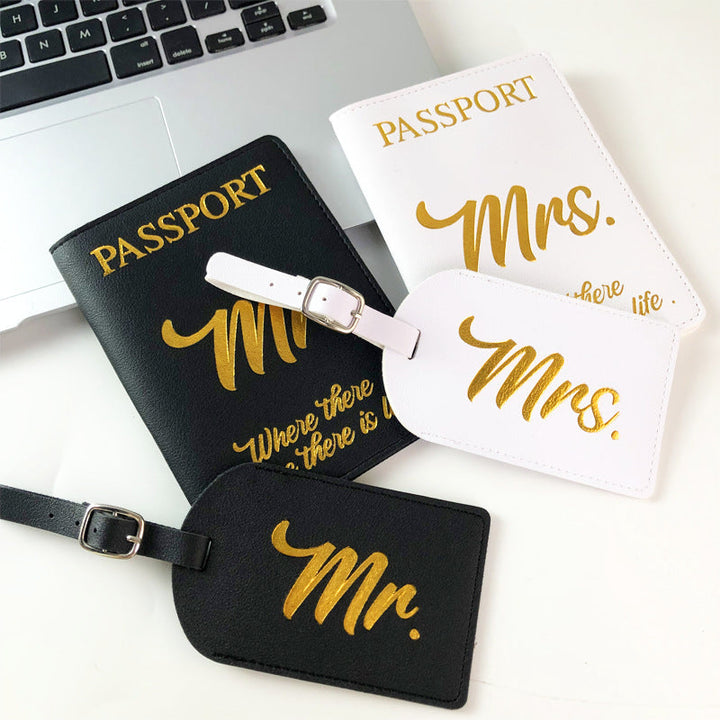 Stylish Passport and Luggage Tag Set Kalsten
