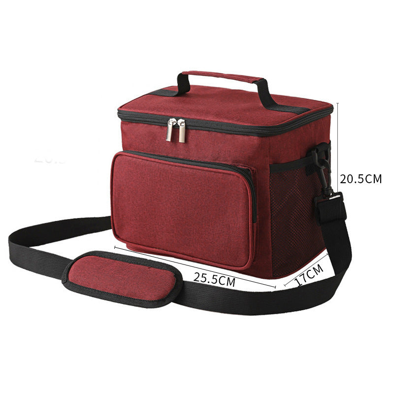 Women's Insulated Cooler Bag with Practical Carry Handle and Versatile Compartments Kalsten