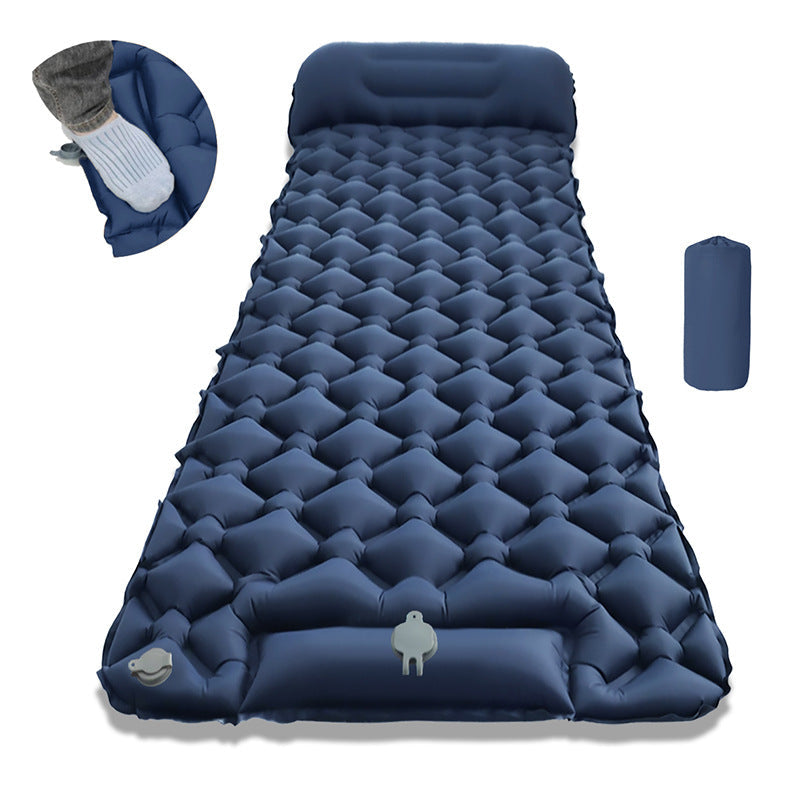 Air Mattress With Integrated Headrest And Comfortable Valve System Kalsten