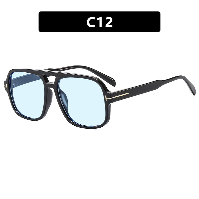 Ladies square designer glasses with delicate frame and modern plastic material Kalsten