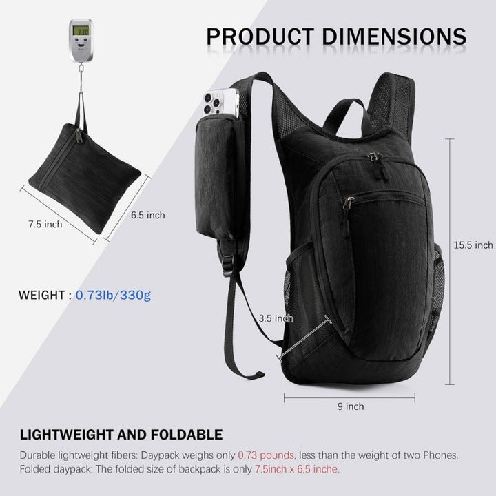 Travel leisure backpack with practical compartments Kalsten