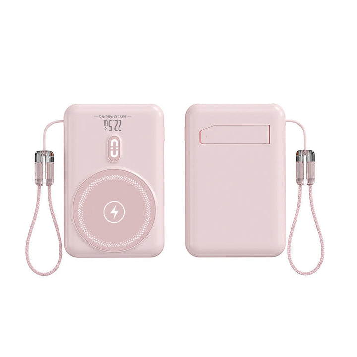 Portable power bank with inductive charging function and LED display Kalsten