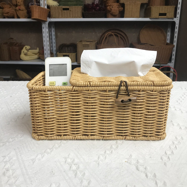 Ladies Organizer Basket with Tissue Box Kalsten