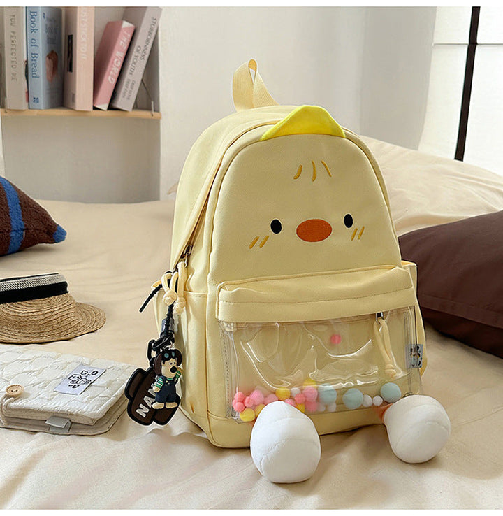 Children's Adorable Duck-Themed Mini School Backpack