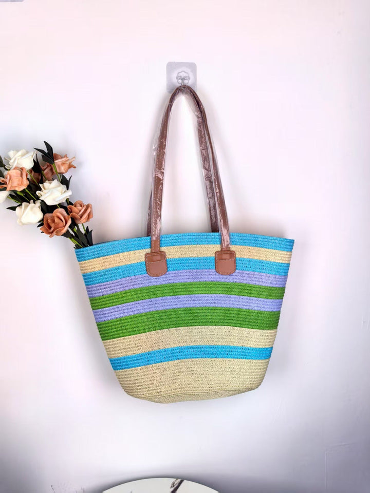 Summery beach bag and sun hat Kalsten