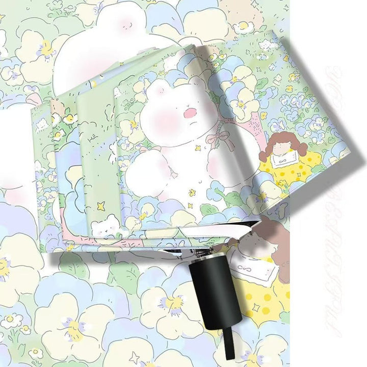 Women's Designer Umbrella with Playful Floral Pattern Kalsten