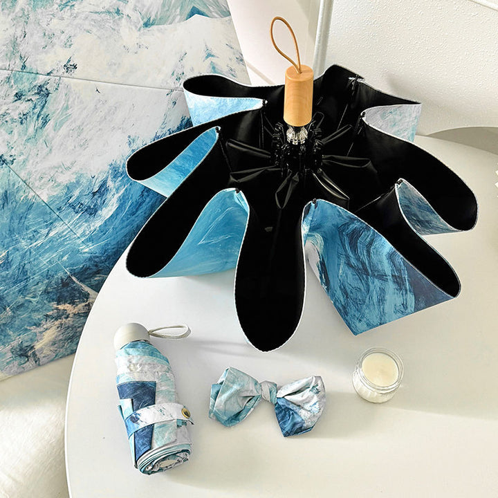 Women Foldable Umbrella with Waterproof Kalsten Design