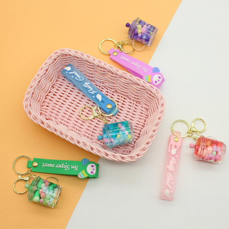 Unisex keychain with cute drinking vessel design Kalsten