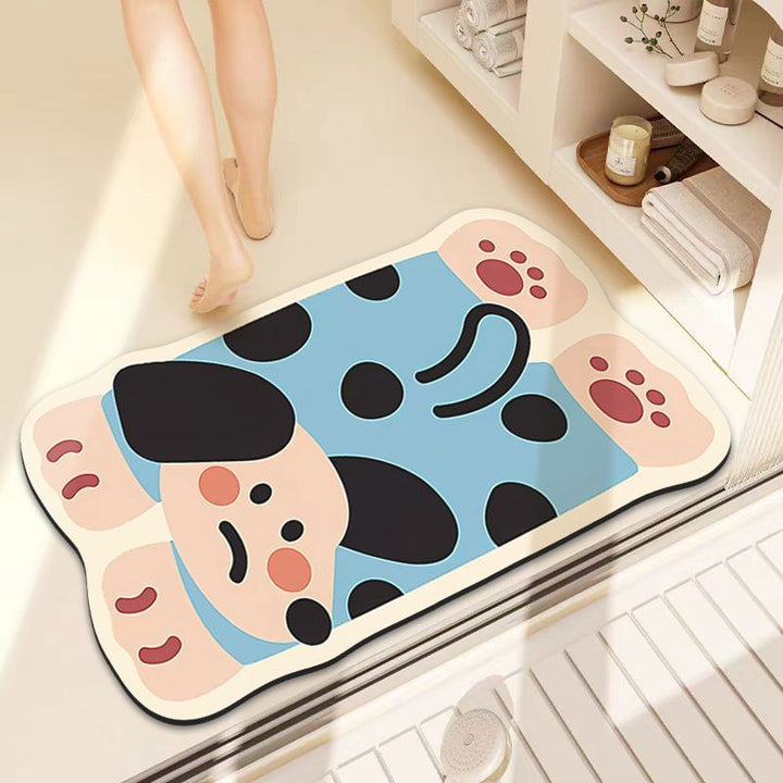Playful Lion-Themed Bath Mat Kalsten