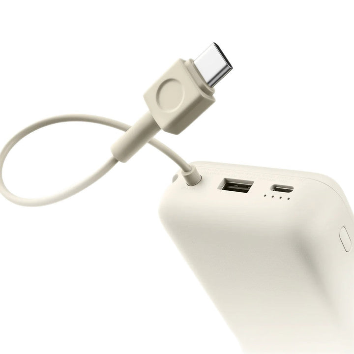 Compact Slim portable power bank with dual fast-charge USB-C ports and durable lanyard Kalsten