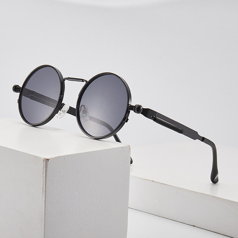 Women elegant round metal glasses Kalsten