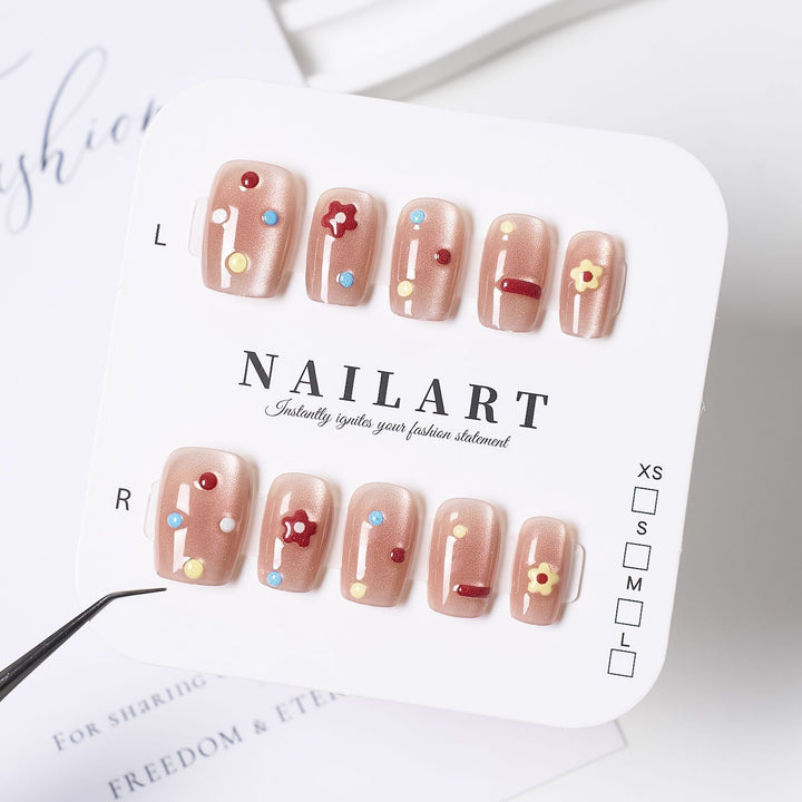 Long-lasting and Decorative Art Nails Kalsten