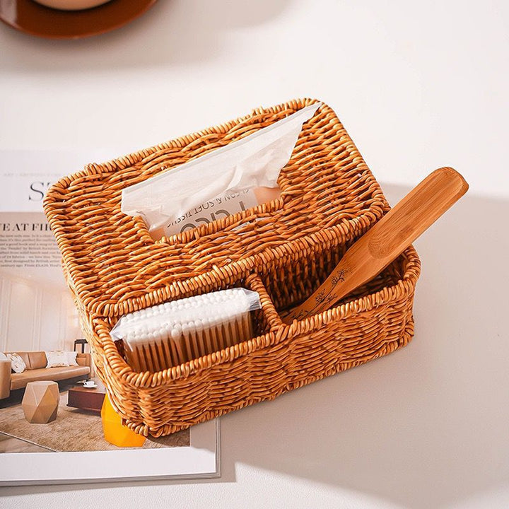 Women Handwoven Storage Box with Lid Kalsten