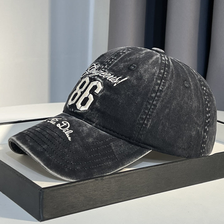 Men's Vintage-Inspired Distressed Baseball Cap Kalsten