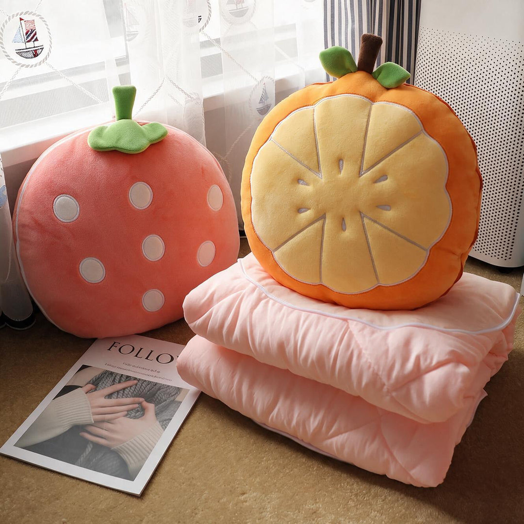 Plush pillow in fruity design Kalsten