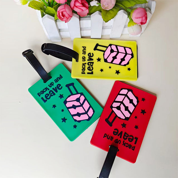Unisex luggage tag in creative rainbow design Kalsten
