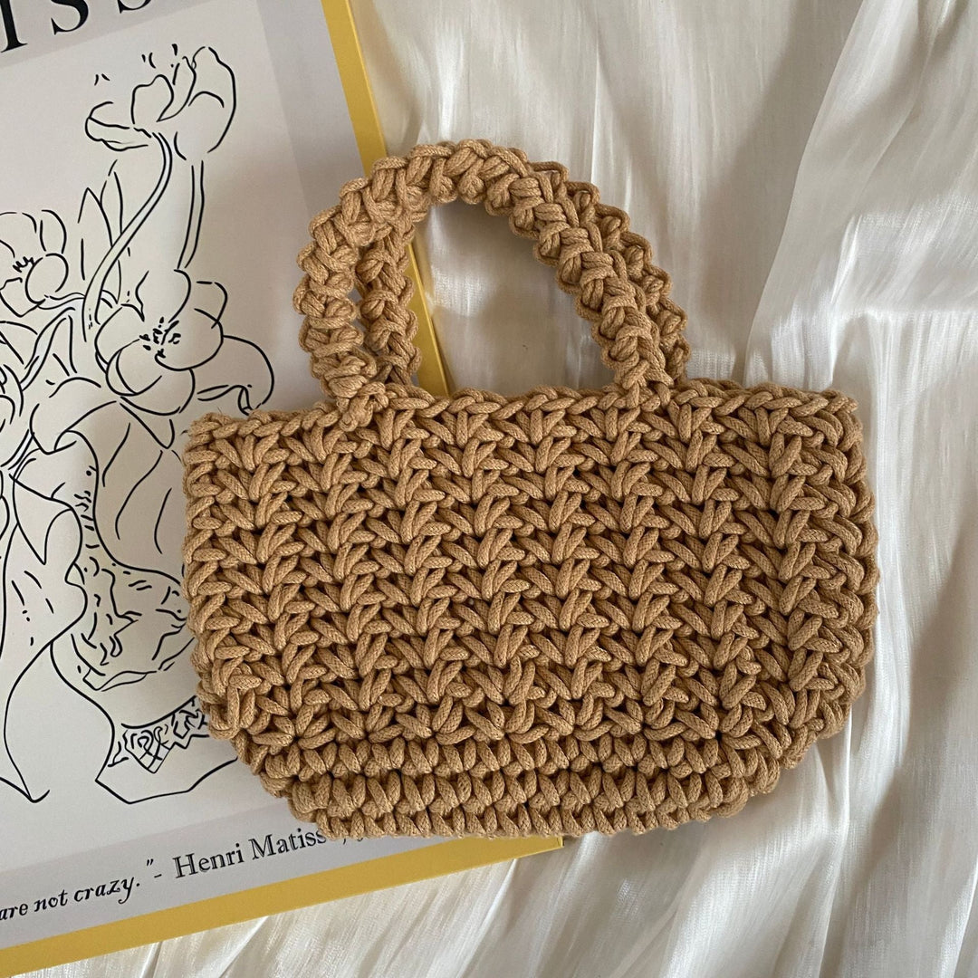Hand-knotted cotton bag Kalsten