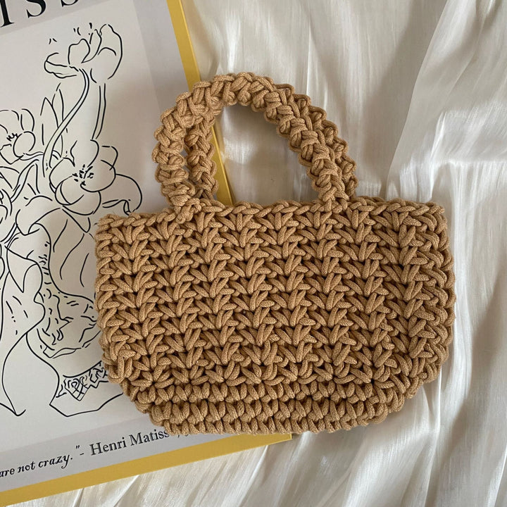 Hand-knotted cotton bag Kalsten