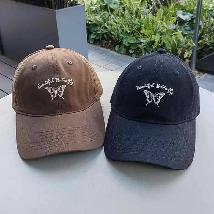 Women's Embroidered Butterfly Cap Kalsten