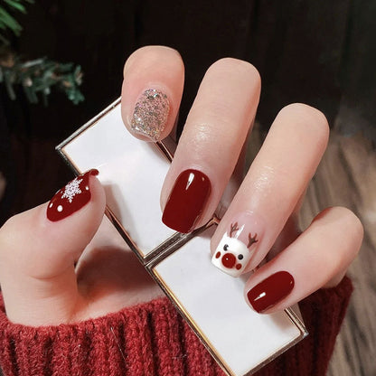 Fun Character-Themed Press-On Nail Art Acalora