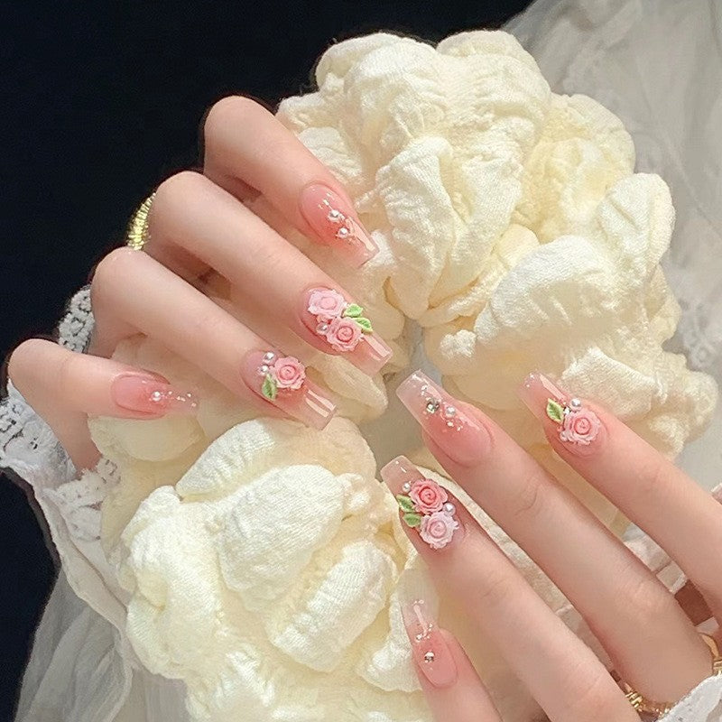 Trendy moon and star design artificial nails Kalsten