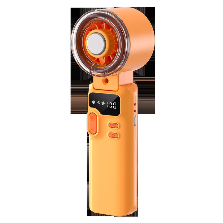 Cooling handheld digital display misting mini fan with adjustable tilt Kalsten