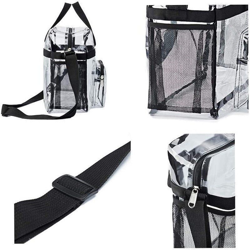 Transparent Tote Bag with Multiple Compartments Kalsten