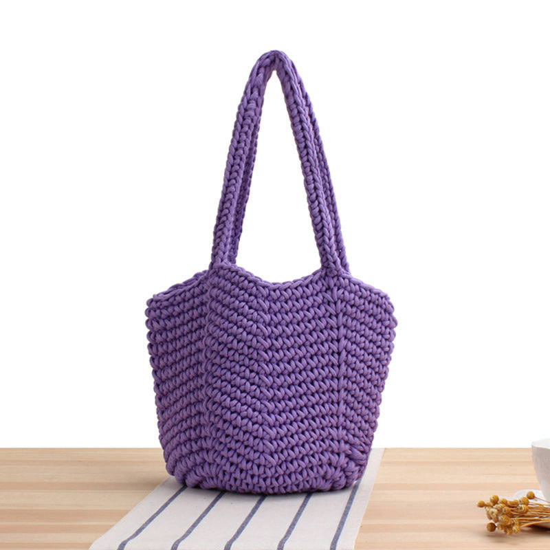 Braided Beach Bag in Modern Style Kalsten